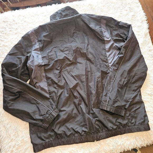 Starter Jacket Mens L (42-44) Black Y2k Full Zip Mesh Lined Gorpcore Outdoor - Picture 13 of 13